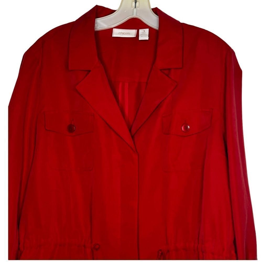 Chico's Red Jacket - Picture 2 of 5